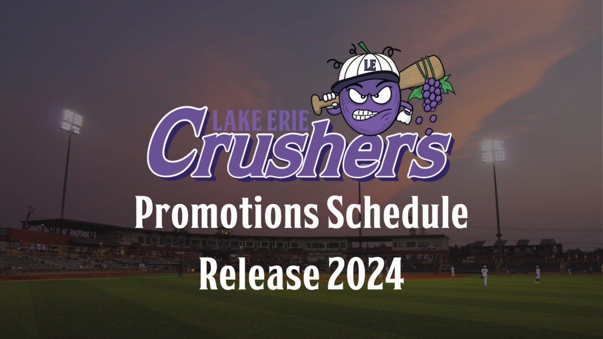 Crushers Release 2024 Promotions Schedule